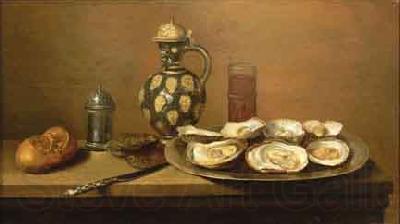 Willem Claesz. Heda Still Life with Oysters Norge oil painting art